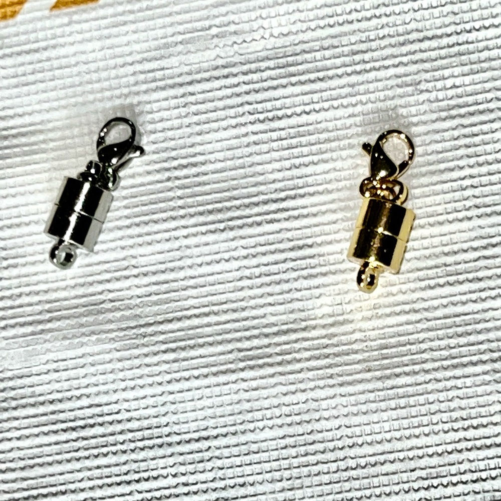 Magnetic Necklace Clasps Closures Silver and Gold Tone